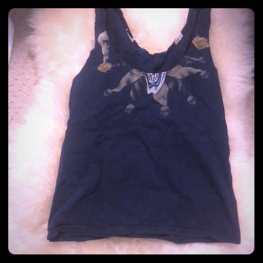 One of a Kind Vintage Harley Davidson Tank Top